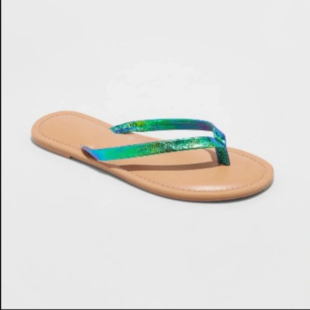 CAT & JACK Serena iridescent sandals - various